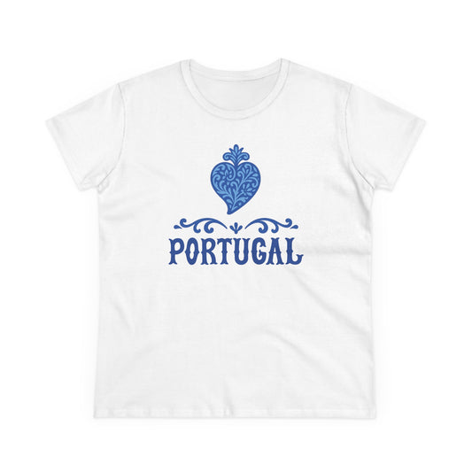 Coração de Portugal - T-shirt Mulher