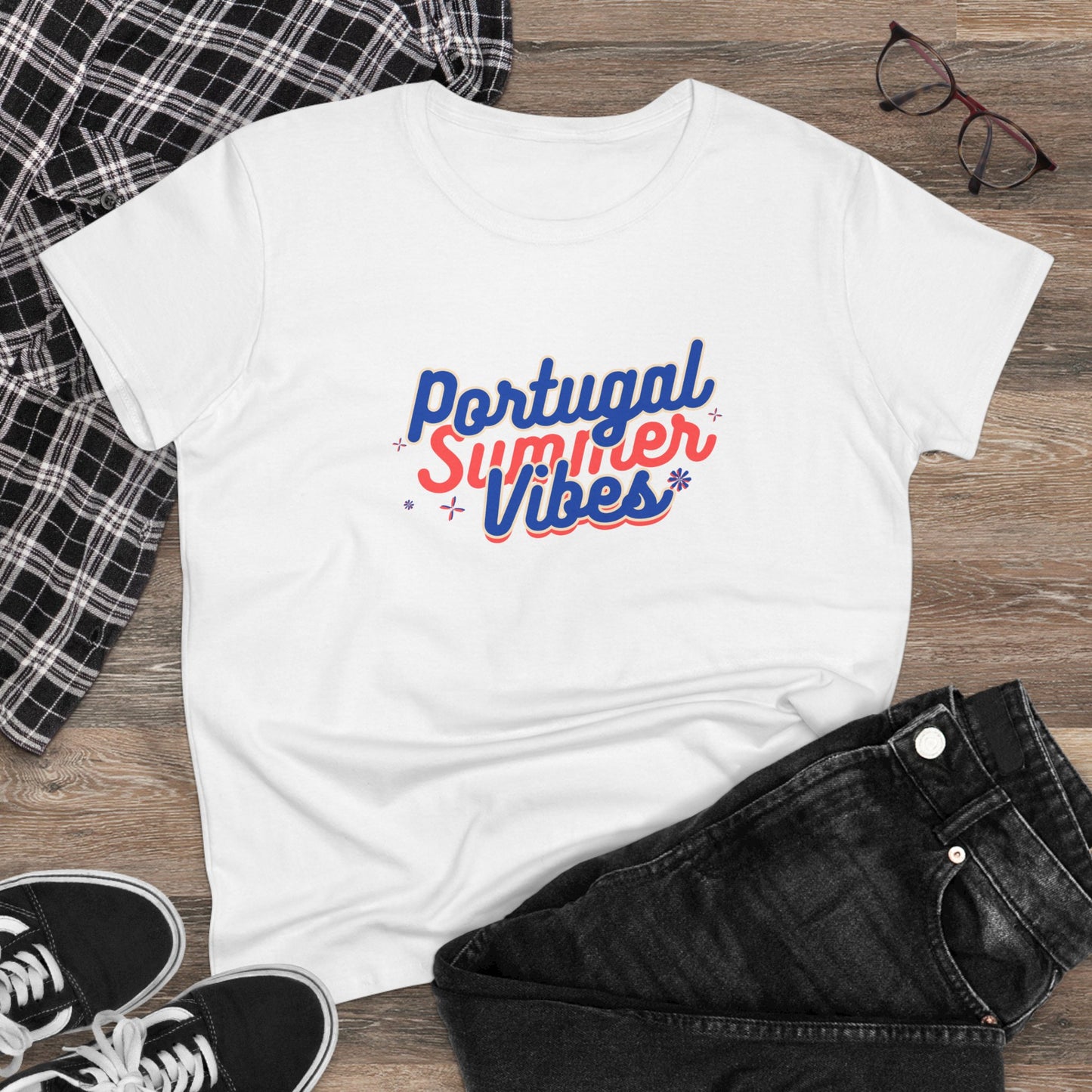 Portugal Summer Vibes - T-shirt Mulher