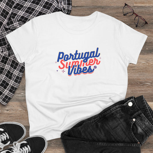 Portugal Summer Vibes - T-shirt Mulher