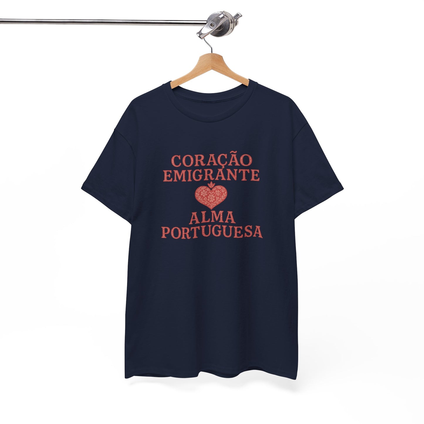 Coração Emigrante, Alma Portuguesa - T-shirt Unissexo