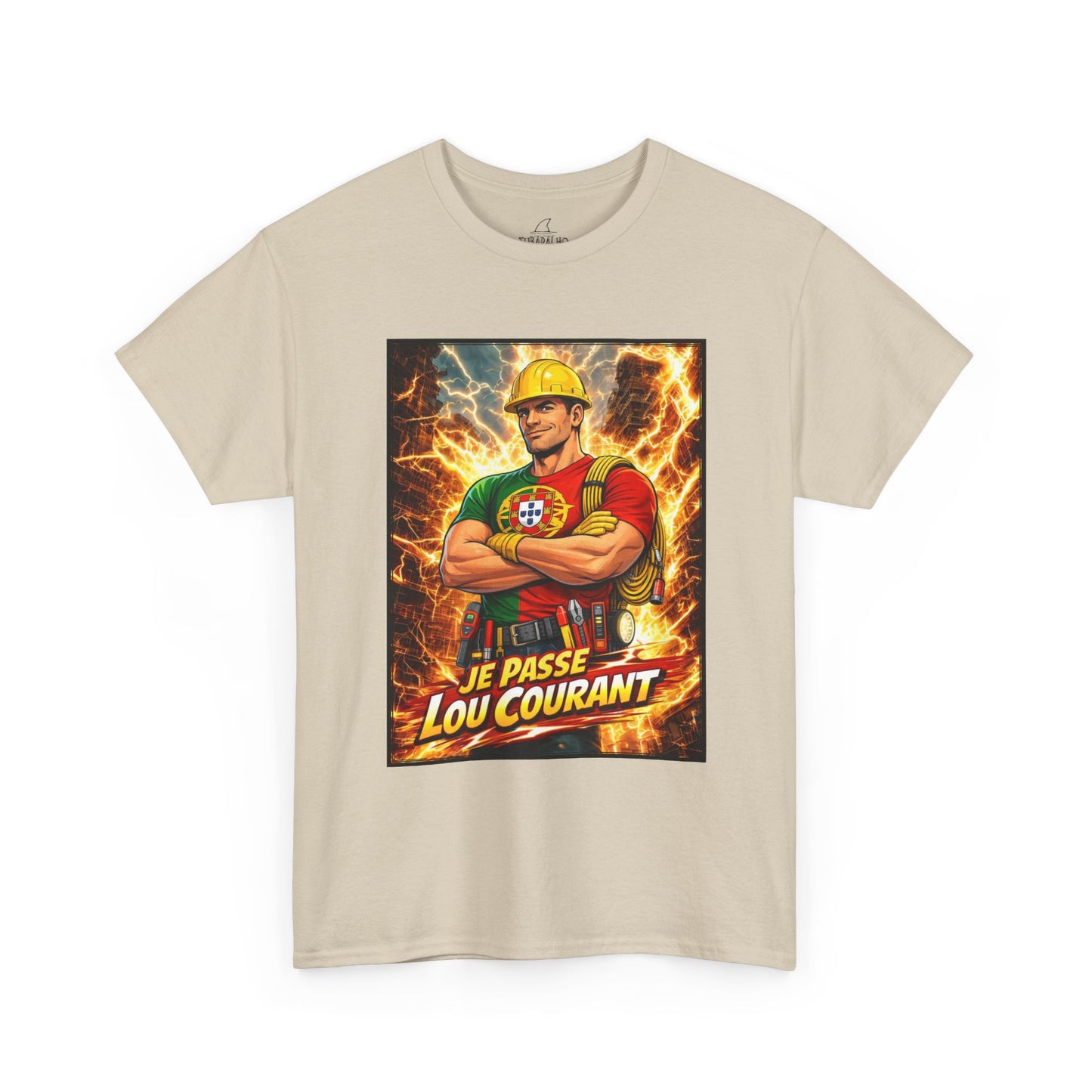 T-shirt Homem - Je Passe Le Courant