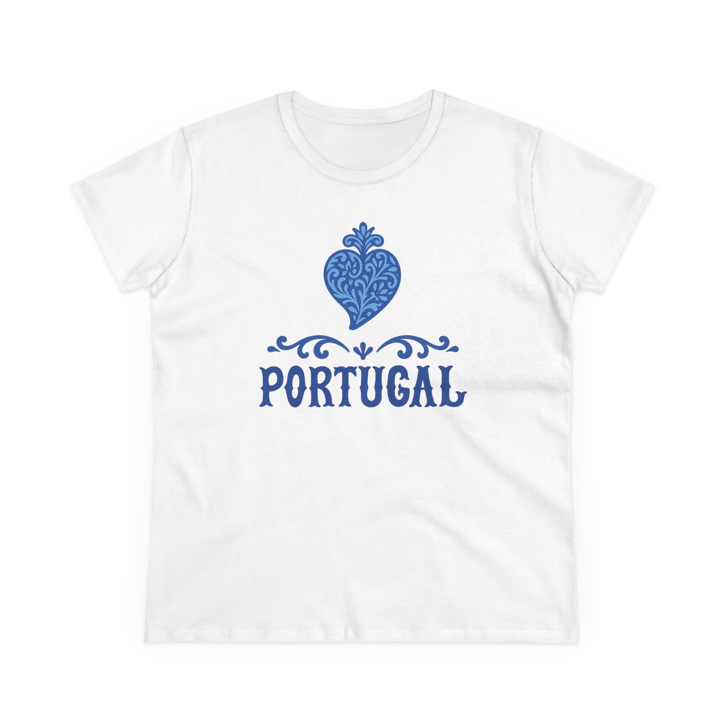 Coração de Portugal - T-shirt Mulher