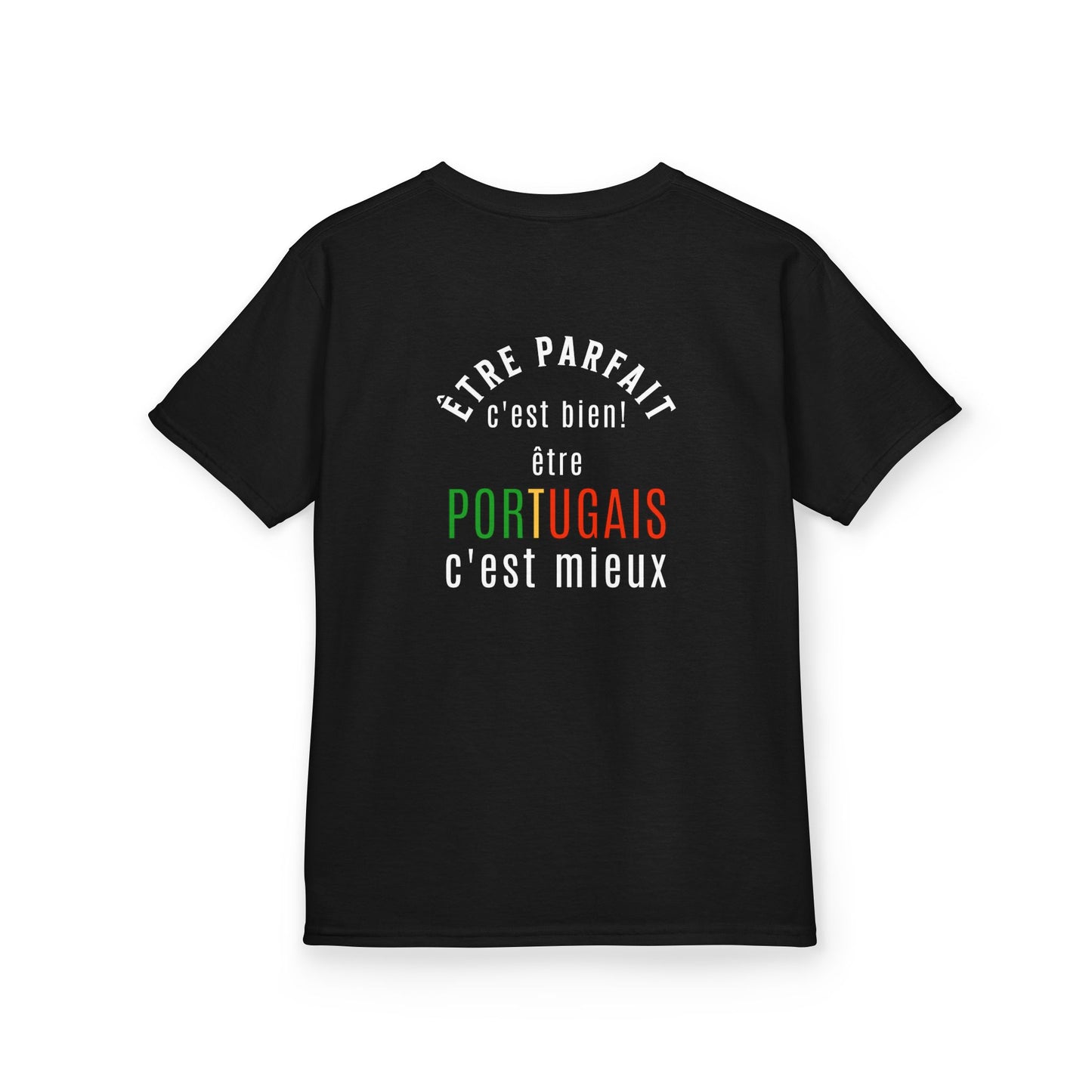 T-shirt Criança - Etre Portugais c'est mieux
