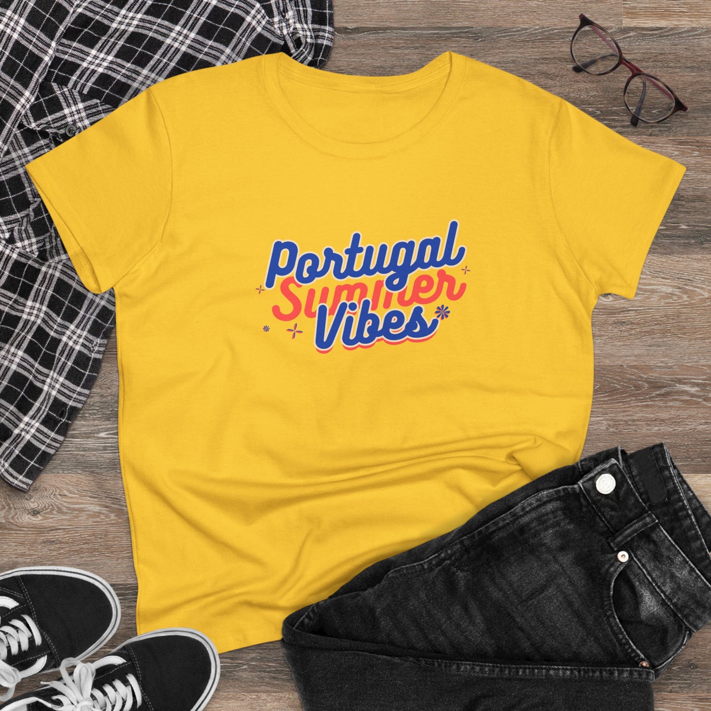 Portugal Summer Vibes - T-shirt Mulher