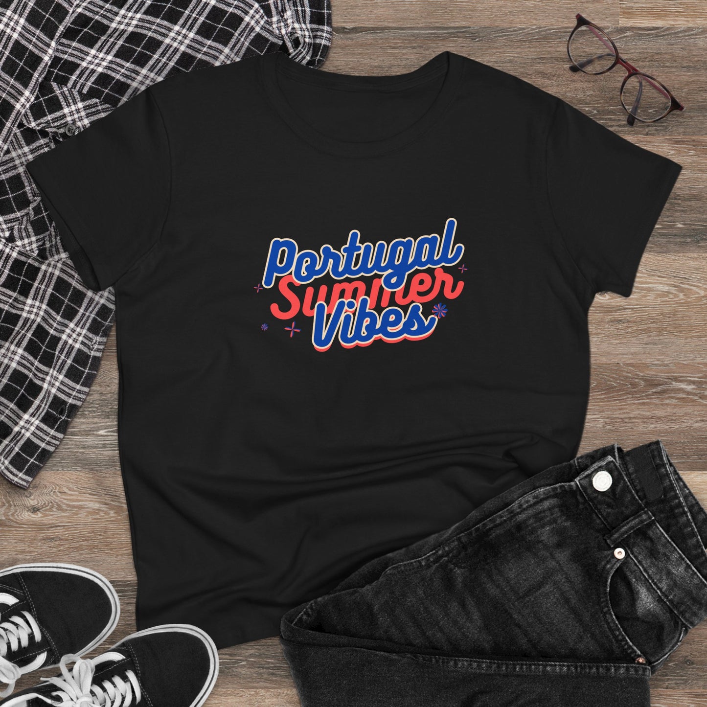 Portugal Summer Vibes - T-shirt Mulher