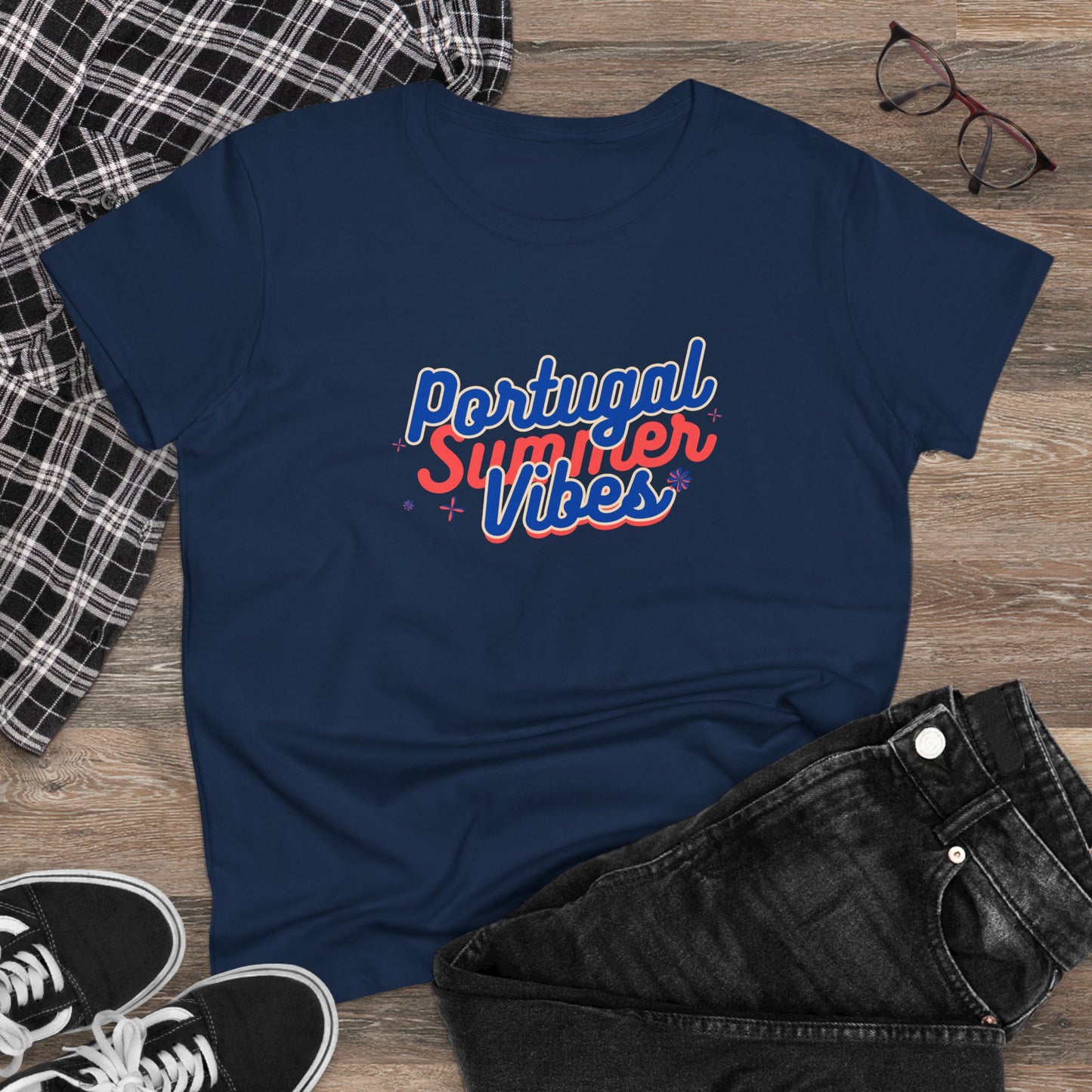 Portugal Summer Vibes - T-shirt Mulher
