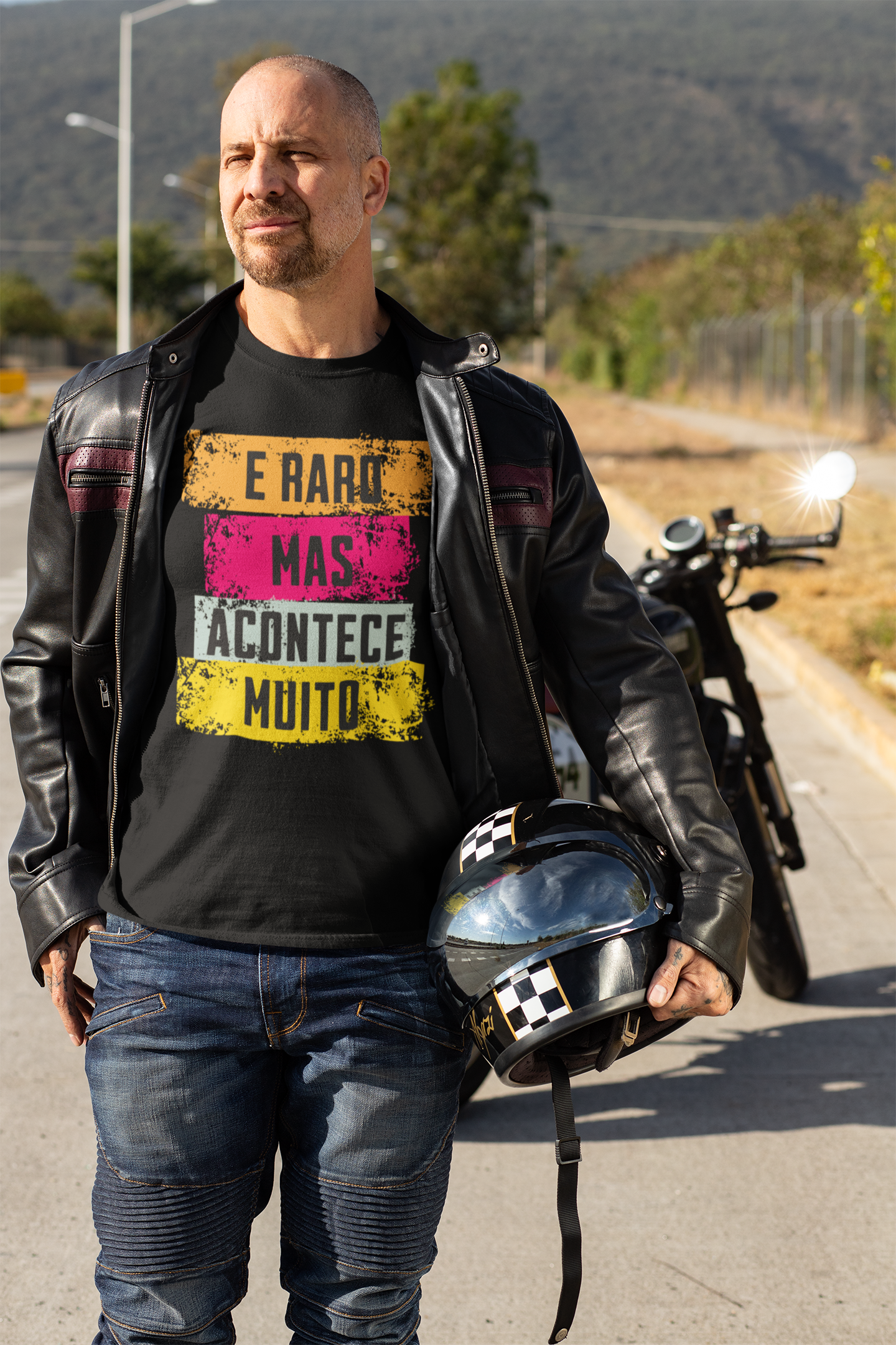 É raro mas acontece muito – T-shirt Unissexo