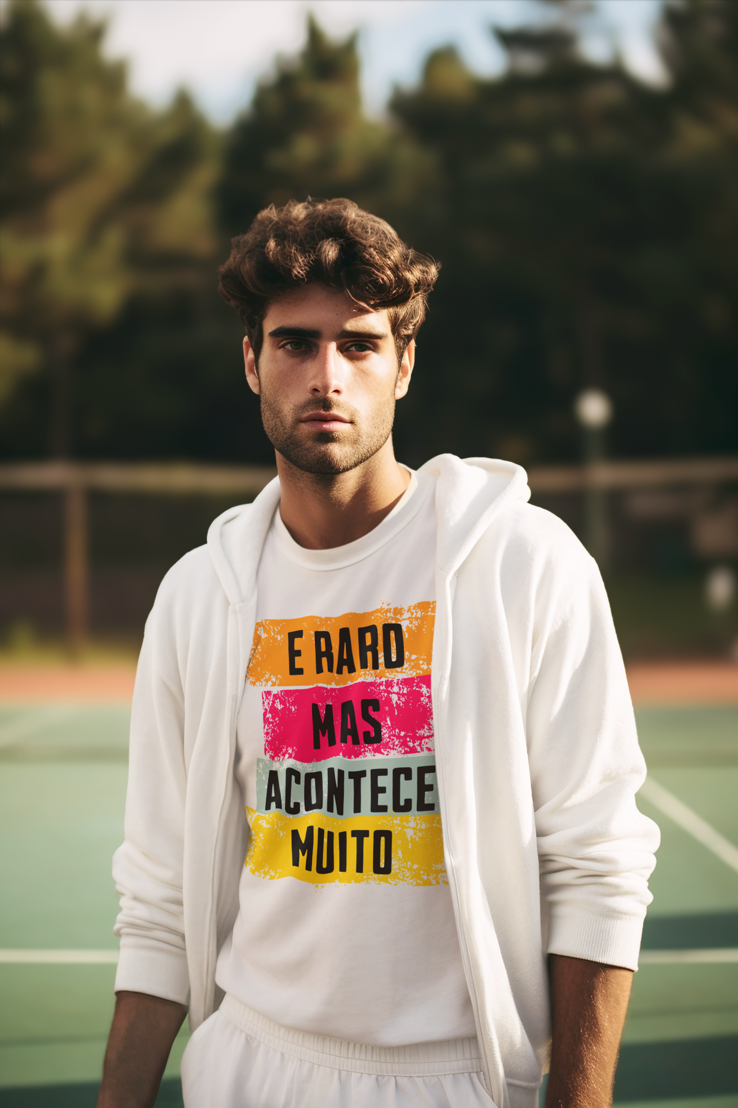 É raro mas acontece muito – T-shirt Unissexo